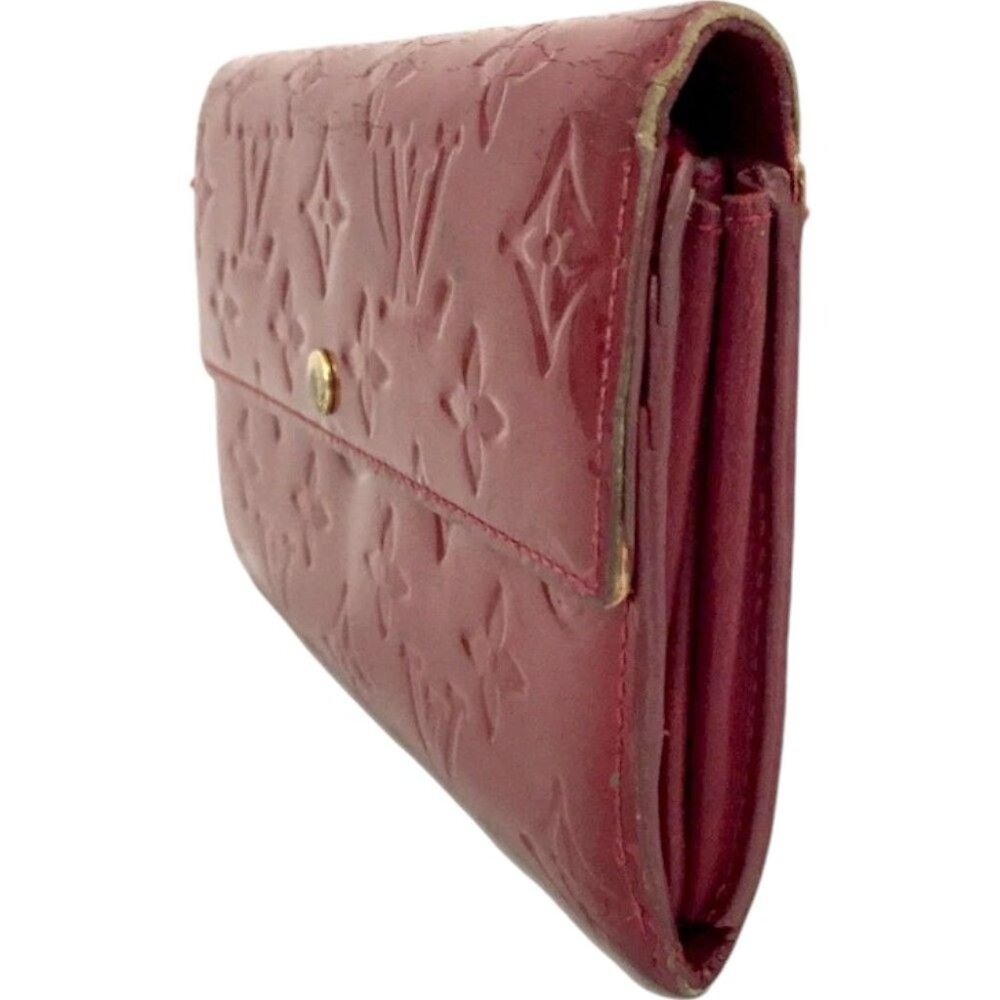 260199BH (L2) Louis Vuitton Wallet Long PommeD`Amour Monogram Vernis - Picture 3 of 9